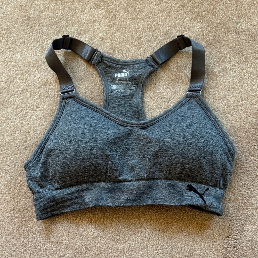 Puma Grey Sports Bra